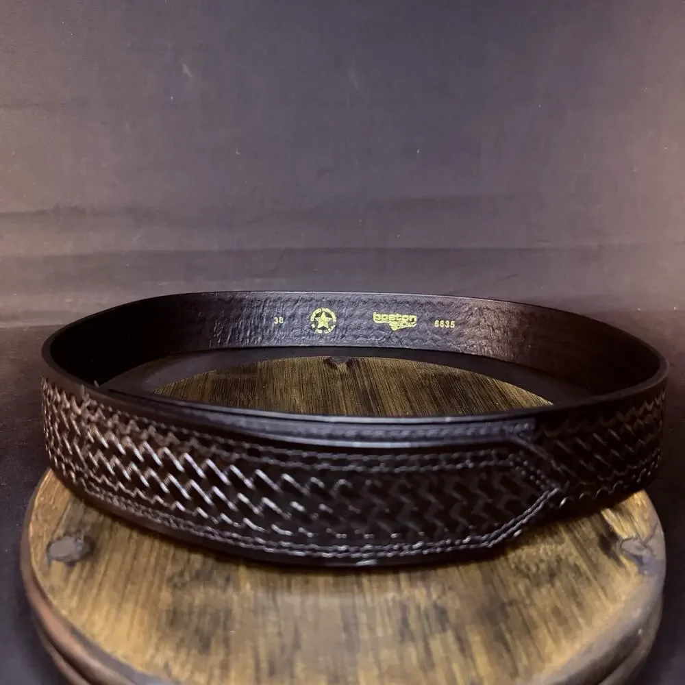 Boston Leather Hook & Loop Duty Belt Size 38